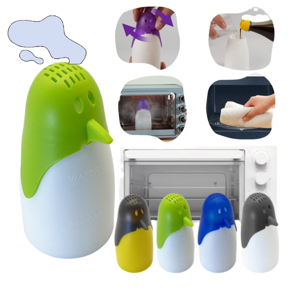 Kitchen Appliances Essentials - 2 Stück Pinguin-Dampfreiniger für Mikrowellenherde, Küchengerät,