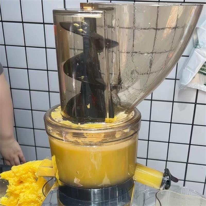 Juicer Cold Press Slow - 500W Kommerzielle Hochleistungs-Kaltpress-Saftpresse mit großer Einfüllöffnung