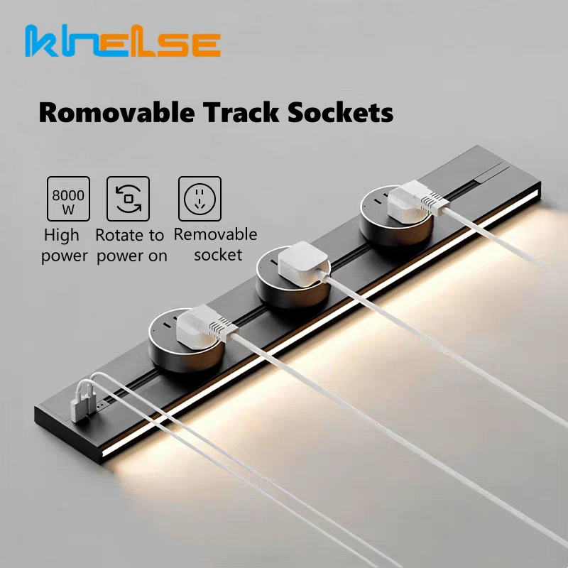 Kitchen Appliances Uk - USB-Schienen-Steckdosen, Wandmontage, herausnehmbare Schienen-Steckdose, UK, US,