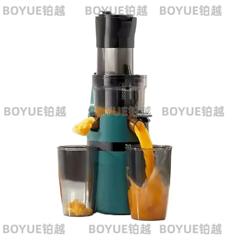 Juicer Cold Press Slow - Großkalibriger Slow Juicer Kaltpress-Extraktor Elektrische Obst-