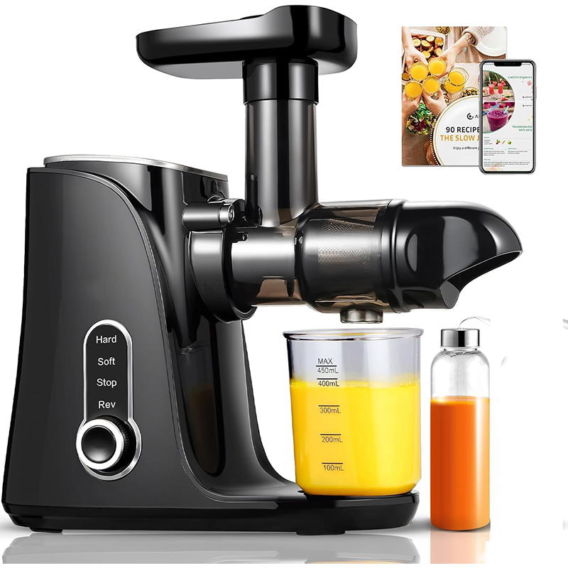 Juicer Cold Press Slow - QANA Entsafter, Slow Juicer mit 2
