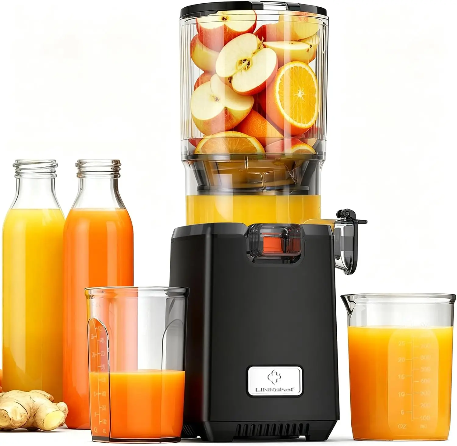 Juicer Cold Press Slow - Kaltpress-Entsafter - 250W Entsaftermaschinen, 5,12