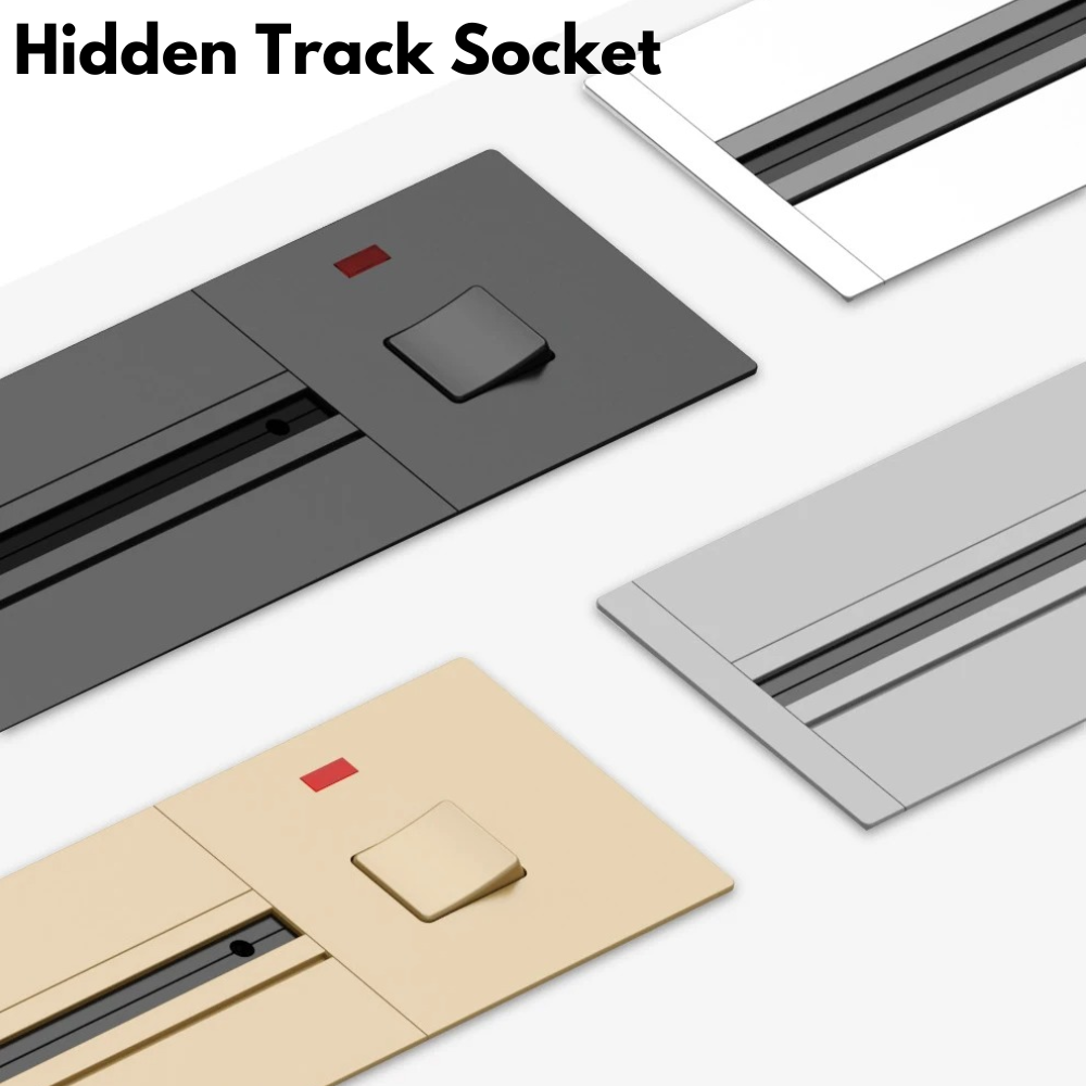 Kitchen Appliances Uk - Versteckte Küchensteckdose Wand Metall Slim Power