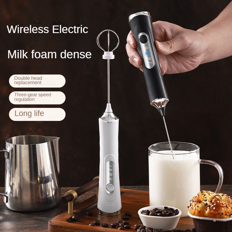 Kitchen Appliances Essentials - Elektrischer Handmixer, kleiner Milchaufschäumer, Eierschläger, tragbarer