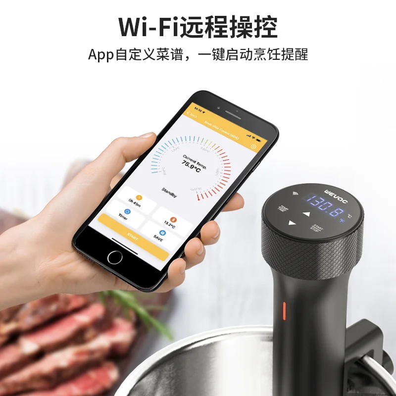 Sous Vide Immersion - 110V/220V WEVAC Sous Vide Präzisionskocher Tauchzirkulator