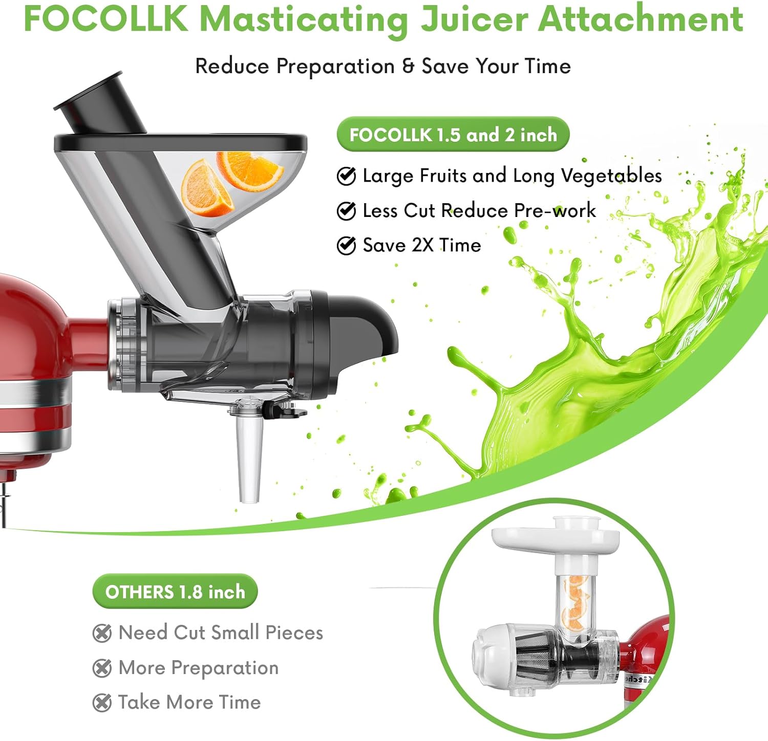 Zerkleinerungsaufsatz für Kitc – Juicer Cold Press Slow Bewertung und Preis