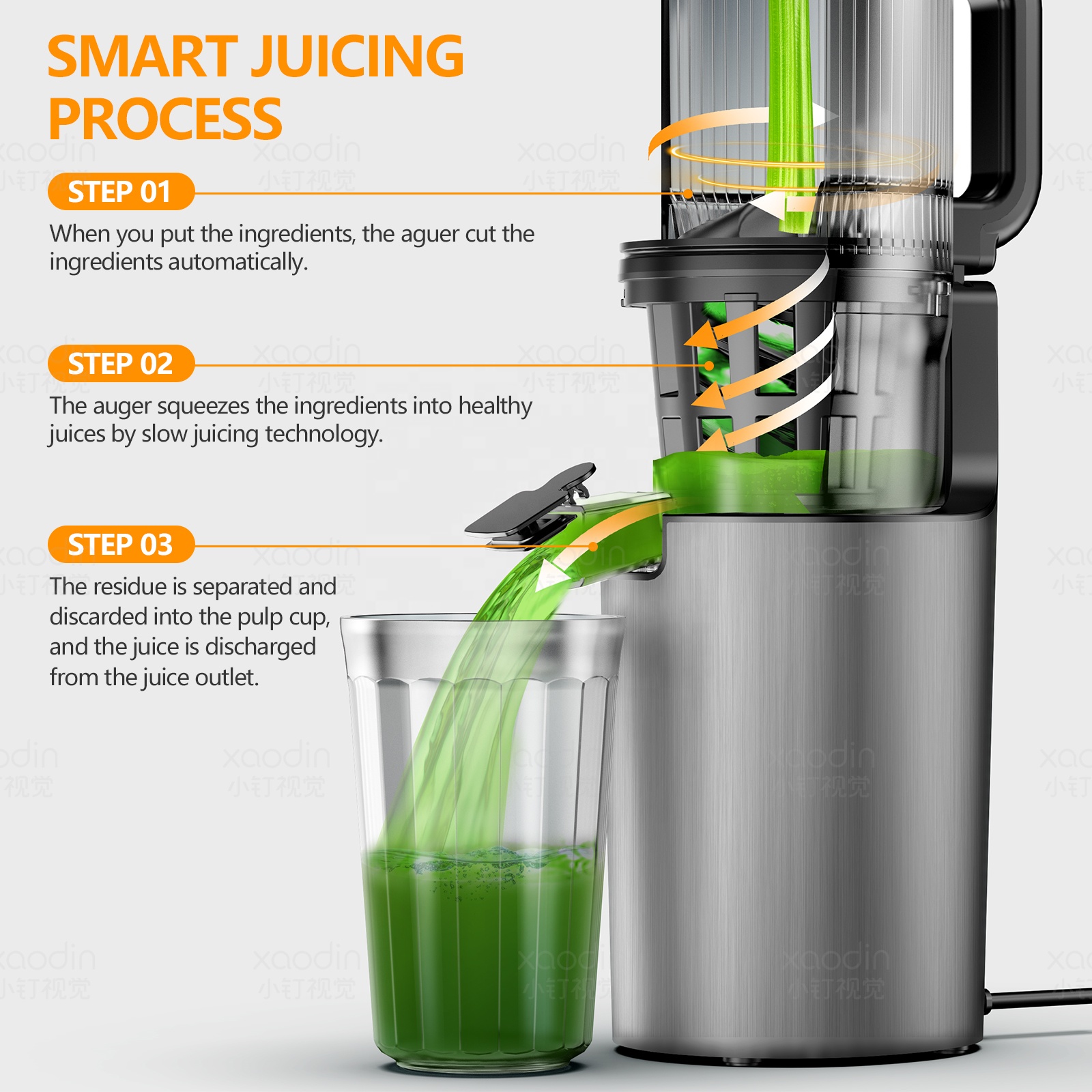 2023 Hochwertige Elektrische T – Juicer Cold Press Slow Bewertung und Preis