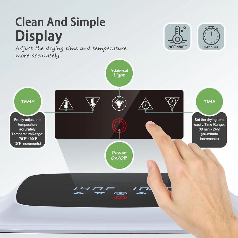 Digitaler Dörrapparat – elektr – Dehydrator Tray Electric Bewertung und Preis