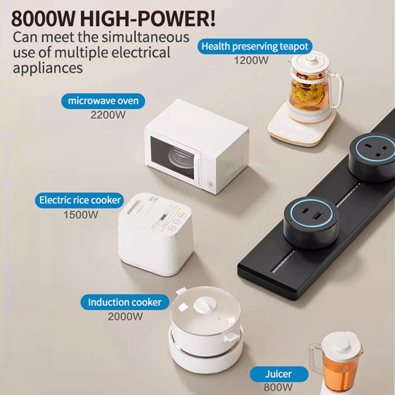 Steckdose Power Rail Steckdose – Kitchen Appliances Uk Bewertung und Preis