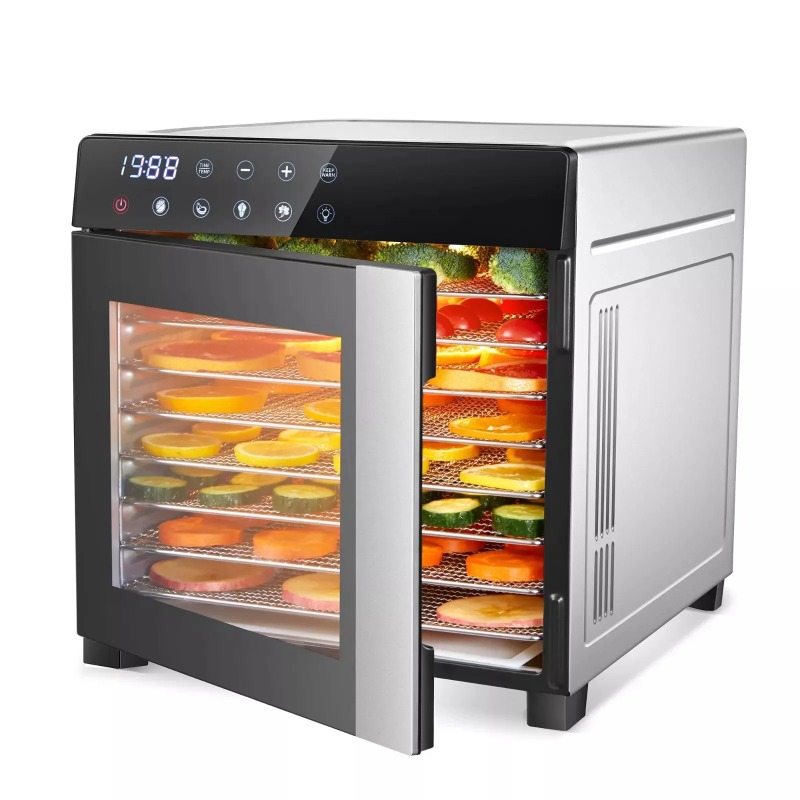Edelstahl mit 8 Fächern, 600 W – Dehydrator Tray Electric Bewertung und Preis