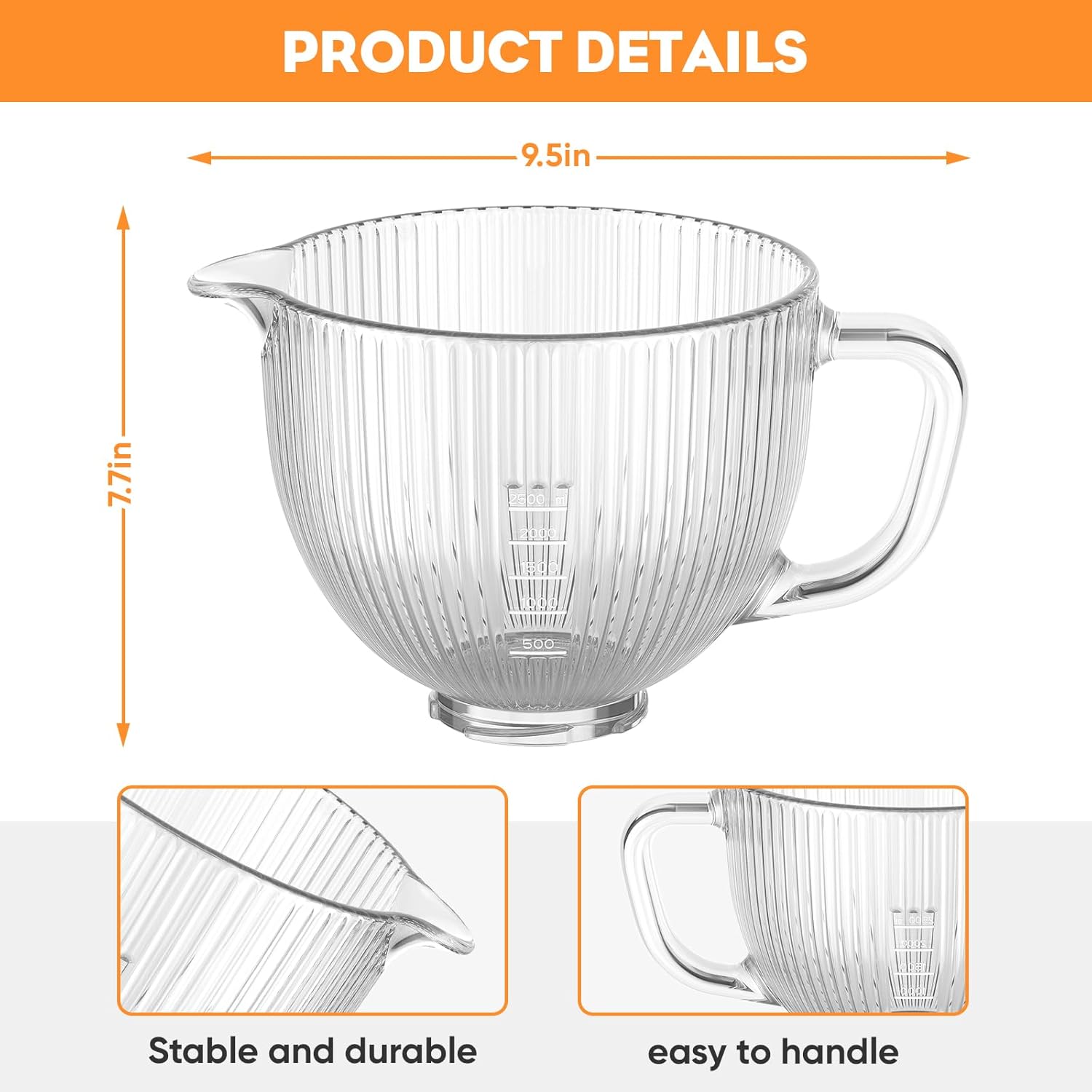 GVODE Glasschüssel für Kitchen – Kitchen Appliances Kitchenaid Bewertung und Preis