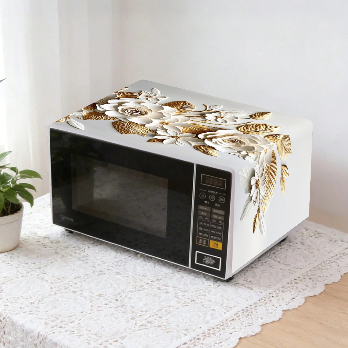35*85cm Weiß-Goldene Mikrowell – Kitchen Appliances White Bewertung und Preis