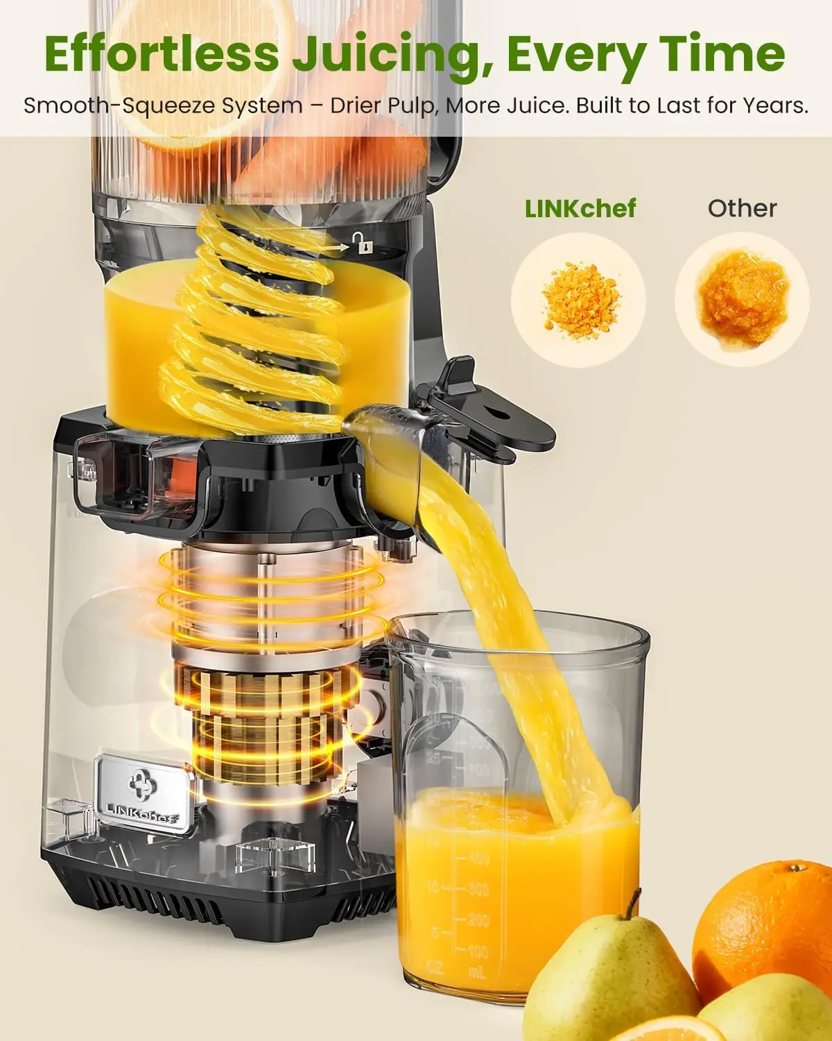 Kaltpress-Entsafter - 250W Ent – Juicer Cold Press Slow Bewertung und Preis