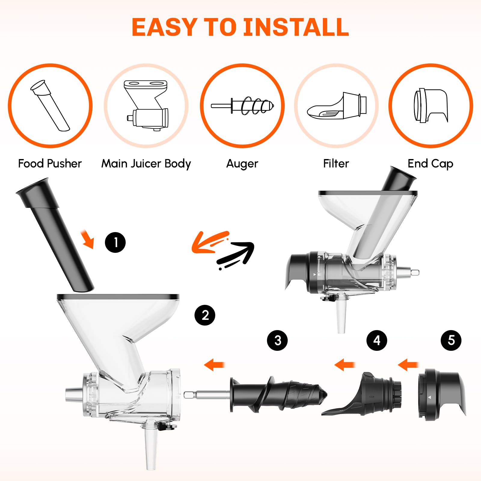Zerkleinerungs-Aufsatz für Kit – Juicer Cold Press Slow Bewertung und Preis