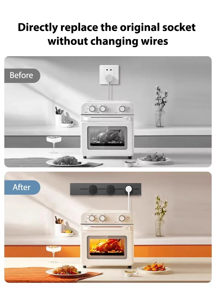 Wandsteckdose mit Stahlrahmen, – Kitchen Appliances Uk Bewertung und Preis