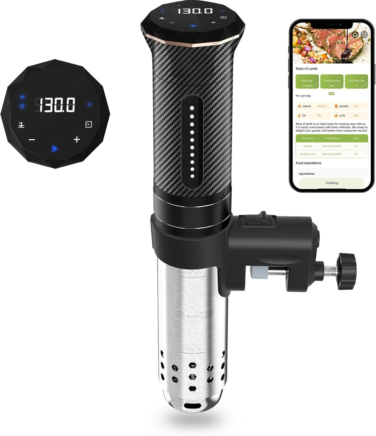 1100W Kohlefaserschwarz Vollst – Sous Vide Immersion Bewertung und Preis